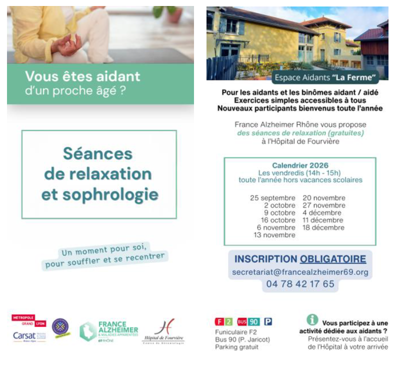 Flyer relaxation et sophrologie